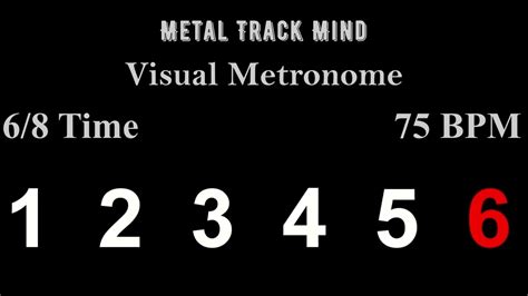 metronome in 6 8 time.